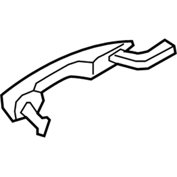 Lincoln MKZ Door Handle - HP5Z-5426605-AAPTM
