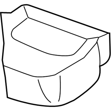 Ford 6E6Z-7863805-BAA Rear Seat Cushion Cover Assembly
