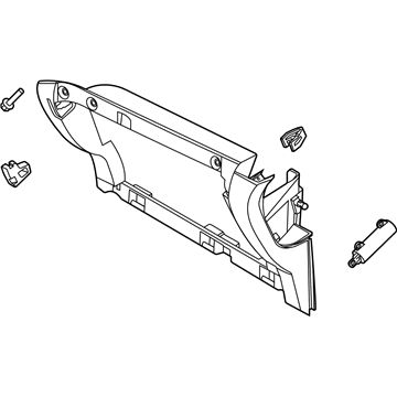 2022 Ford Escape Glove Box - LJ6Z-7804338-AB