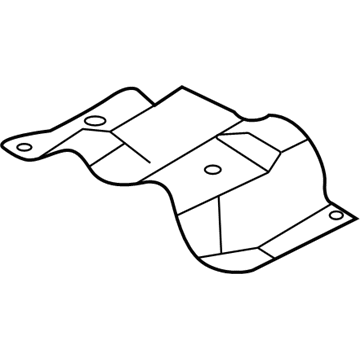 Ford Escape Exhaust Heat Shield - LX6Z-7811435-E
