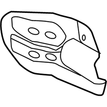 Lincoln MKX Underbody Splash Shield - BT4Z-6C038-A