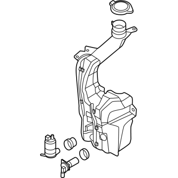 Ford Mustang Washer Reservoir - PR3Z-17618-A