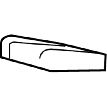 1C3Z-2863804-BAC Ford Rear Seat Cushion Cover Assembly Illustration 1 of 1