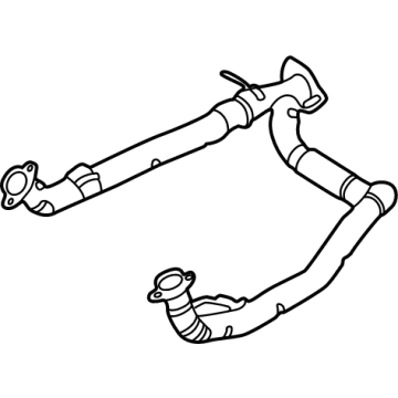 Ford E-350/E-350 Super Duty Exhaust Pipe - LC2Z-5246-A