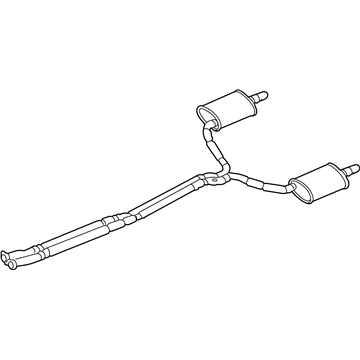 Ford Taurus Muffler - DG1Z-5230-F