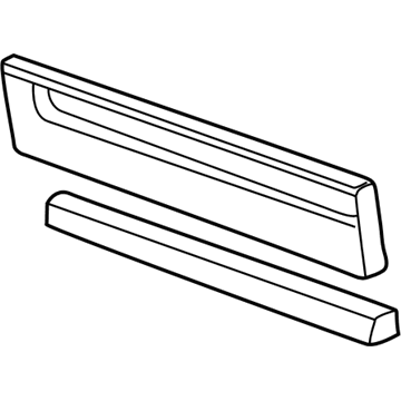 Ford 1F2Z-1725532-AAL Moulding - Door Outside