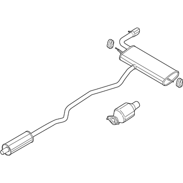 Ford Fusion Exhaust Pipe - DS7Z-5230-K