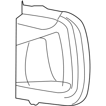 5L3Z-15200-A Ford Fog Lamp Assembly Front Illustration 1 of 1