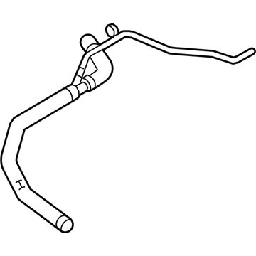 DB5Z-8260-B Ford Radiator Hose Illustration 1 of 1