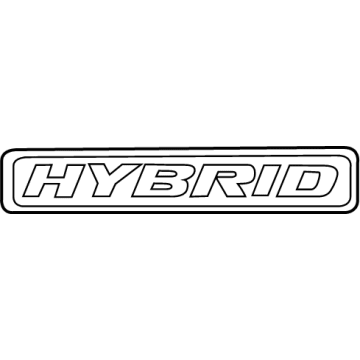 Ford Explorer Emblem - LB5Z-8213-B