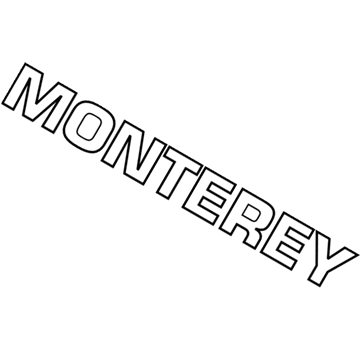 Mercury Emblem - 4F2Z-1742528-BA