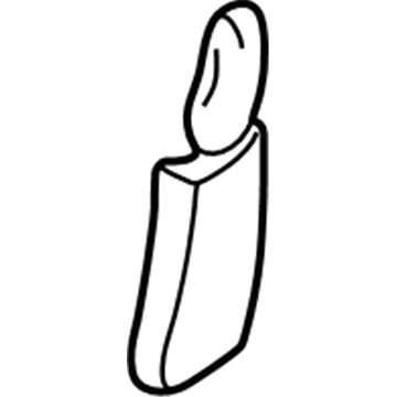 F75Z7861348DAZ Ford Cover Seat Back Latch Illustration 1 of 1