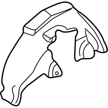 Ford YS4Z-61278B51-AA Quarter Panel Filler YS4Z-61278B51-AA Ford Quarter Panel Filler Illustration 1 of 1