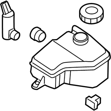 Ford 3W1Z-17618-BA Reservoir - Windshield Washer