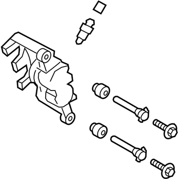 BRCF-213 Ford Brake Caliper Assembly Illustration 1 of 1