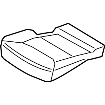 Ford MC5Z-7863804-PC COVER ASY - REAR SEAT CUSHION