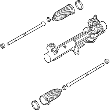2010 Ford Focus Rack And Pinion - 9S4Z-3504-A
