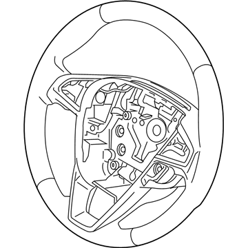 Ford Edge Steering Wheel - GT4Z-3600-ZA