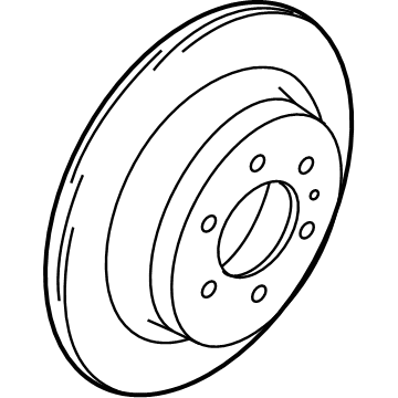 CL3Z-2C026-A Ford Brake Rotor Assembly Illustration 1 of 1