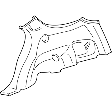 3F1Z-7431012-AAA Ford Trim Assembly Quarter Illustration 1 of 1