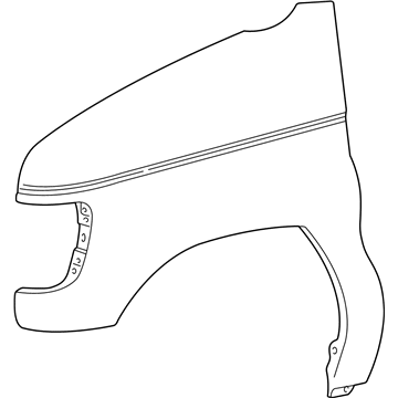 Ford Econoline Super Duty(1996-1999) Fender - F7UZ-16005-AB