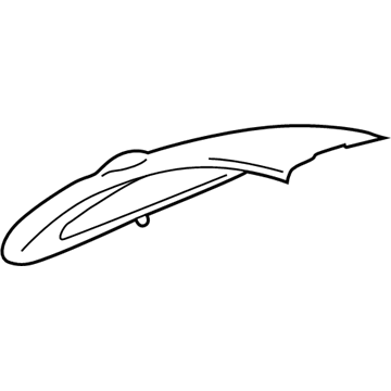 F67Z7855141AAA Ford Roof Rack Support Illustration 1 of 1