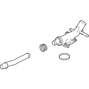 Ford Bronco Radiator Hose - ML3Z-8592-B