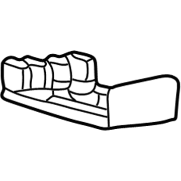 -N811842-S100 Ford Hexagon Nut Illustration 1 of 1