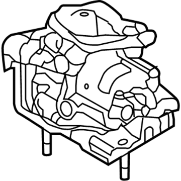 BRPV-10 Ford Vacuum Pump Assembly Illustration 1 of 1