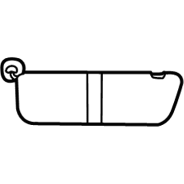 1999 Ford Ranger Sun Visor - F57Z-1004104-AAZ