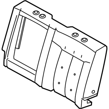 BC3Z-2666801-B Ford Rear Seat Back Pad Illustration 1 of 1