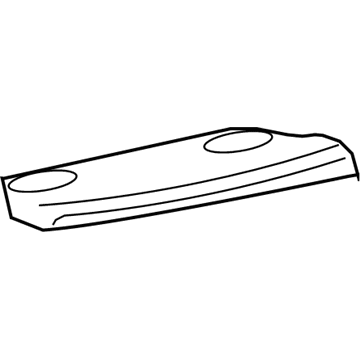 Ford 6W7Z-5446668-AAA Panel Assy - Rear Package Tray Trim