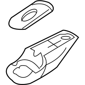 1L2Z-17N808-BA Ford Towing Hook Front Illustration 1 of 1