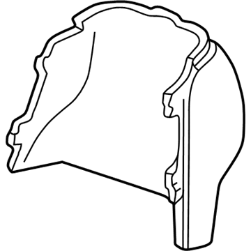 F81Z-25045E24-AAA Ford Console Panel Illustration 1 of 1