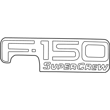 2002 Ford F-150 Emblem - 2L3Z-8442528-AA