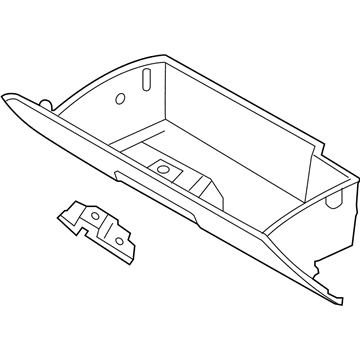 2006 Ford Freestyle Glove Box - 5F9Z-74060T10-AAB