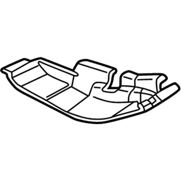F67Z-7811398-AA Ford Deflector Illustration 1 of 1