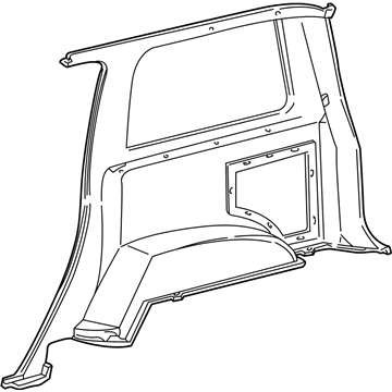 XL2Z7831013AAC Ford Trim Assembly Quarter Illustration 1 of 1
