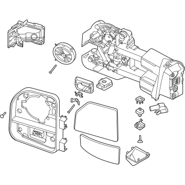 Ford PC3Z-17683-KA MIRROR ASY - REAR VIEW OUTER
