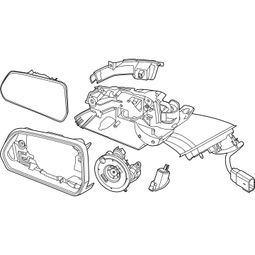 2024 Ford Mustang Car Mirror - PR3Z-17683-A