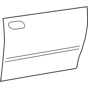 F75Z-7820201-AA Ford Door Panel Assembly Outer Illustration 1 of 1
