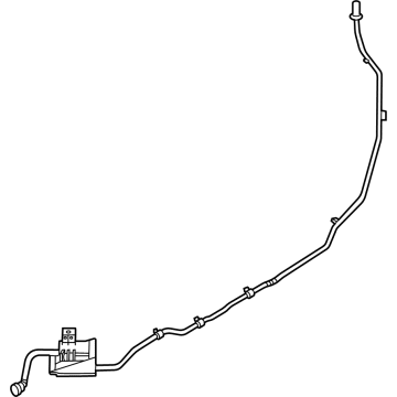 2023 Ford Maverick Crankcase Breather Hose - NZ6Z-9G297-B