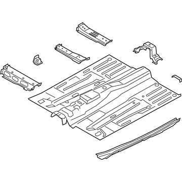 2015 Ford Transit Connect Floor Pan - DV6Z-1711135-B