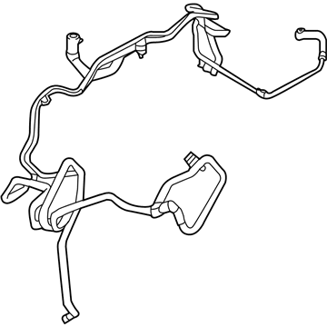 Lincoln Continental PCV Hose - FT4Z-9S468-G