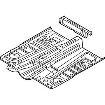 2013 Ford Flex Floor Pan - DA8Z-7411135-A