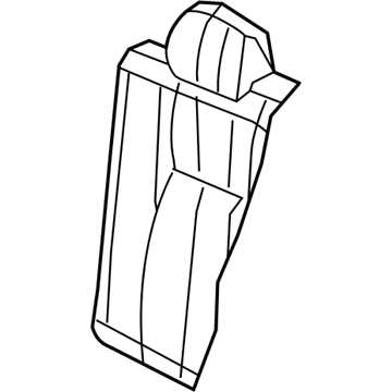Ford GL7Z-7866600-CB Rear Seat Back Cover Assembly
