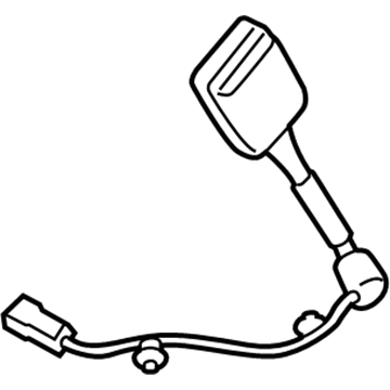 Ford JC3Z-1561202-AD Seat Belt Assembly