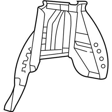 YF1Z-5427887-AA Ford Panel Assy - Wheelhouse - Inner Illustration 1 of 1