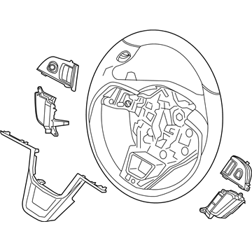 Lincoln Steering Wheel - LJ7Z-3600-DE