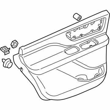 Ford LC5Z-7827406-BA PANEL - DOOR TRIM - LOWER